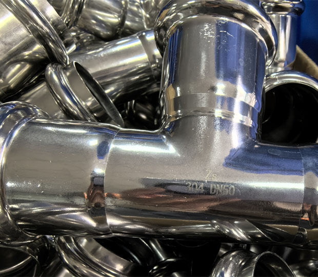 沟糟式不锈钢管件